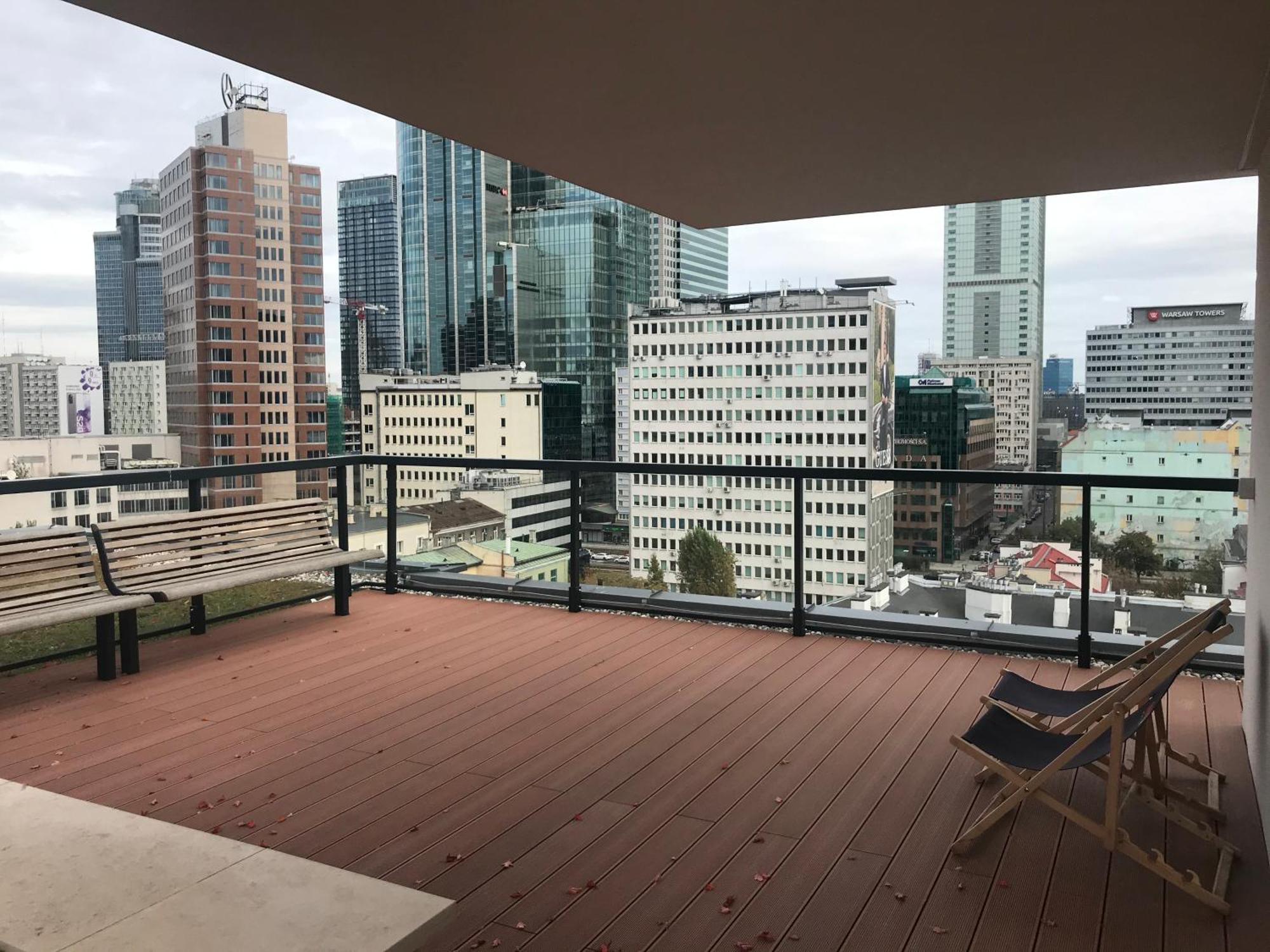 Sienna 65 - Taras Na Dachu Z Panorama 360 Na Warszawe -Roof Terrace With A Beautiful View - Prywatny Balkon - Private Balcony - Better Rental Warszawa Eksteriør billede