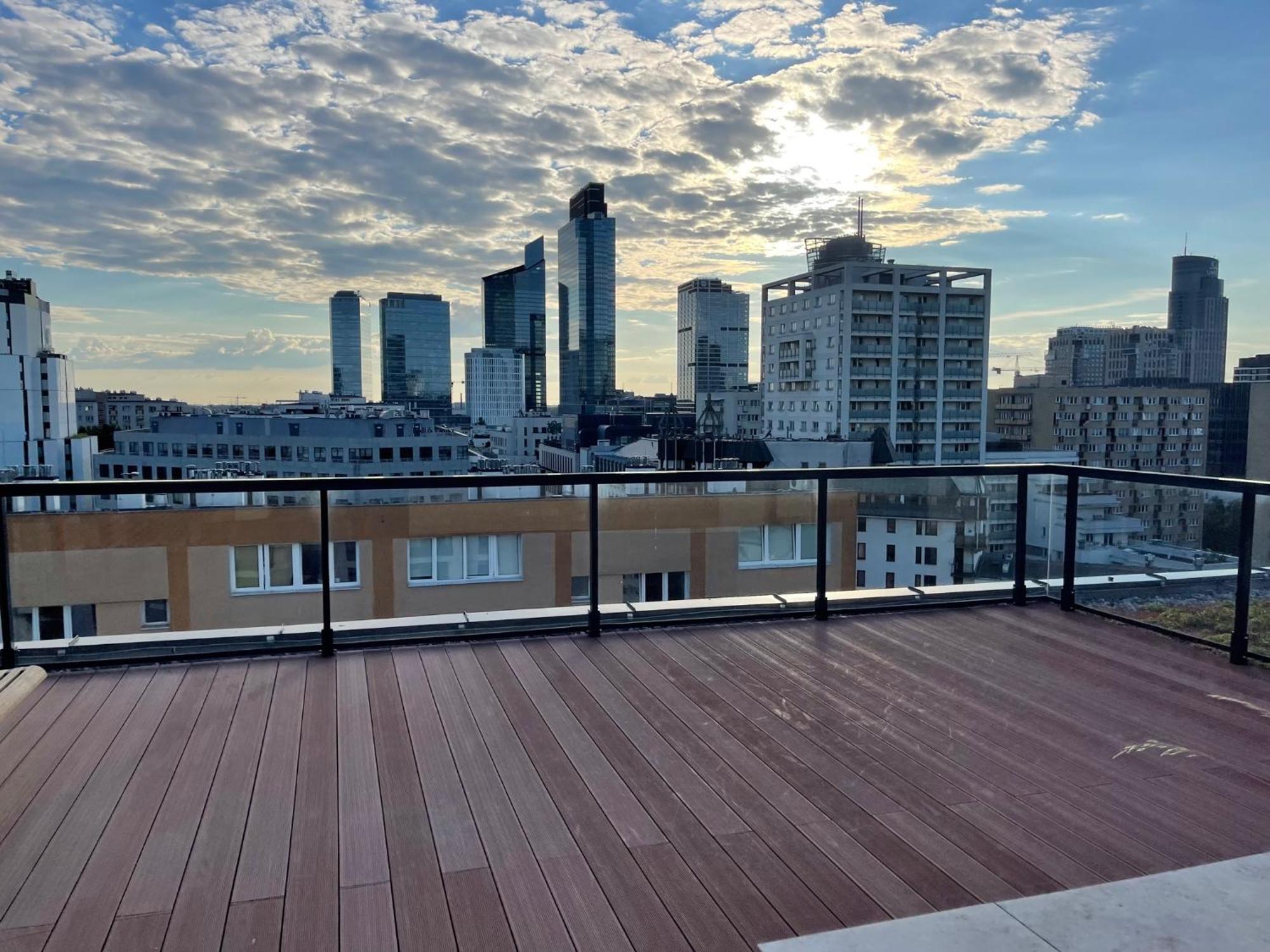 Sienna 65 - Taras Na Dachu Z Panorama 360 Na Warszawe -Roof Terrace With A Beautiful View - Prywatny Balkon - Private Balcony - Better Rental Warszawa Eksteriør billede